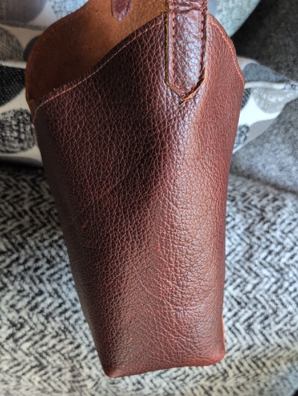 Portland Leather Nutmeg Large Naomi Shoulder Bag Euc - Picture 3 of 13